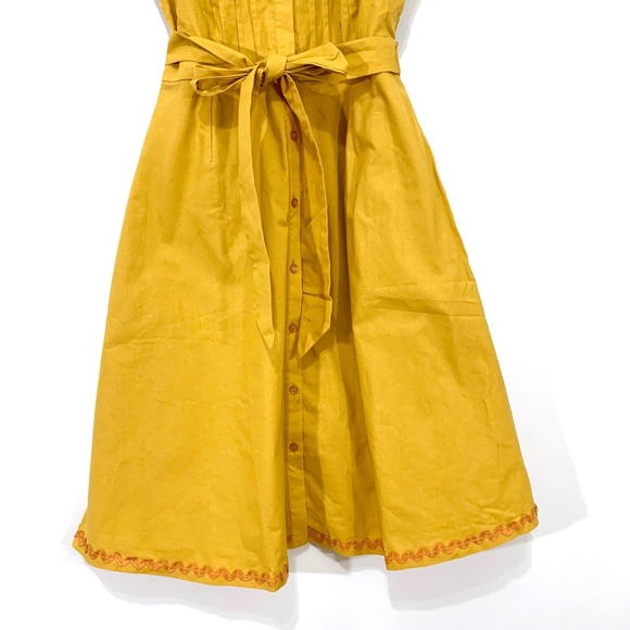 ModCloth Yellow Dress with RicRac Trim - Picture 3 of 8